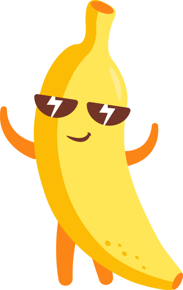 Banana Cartoon Character png