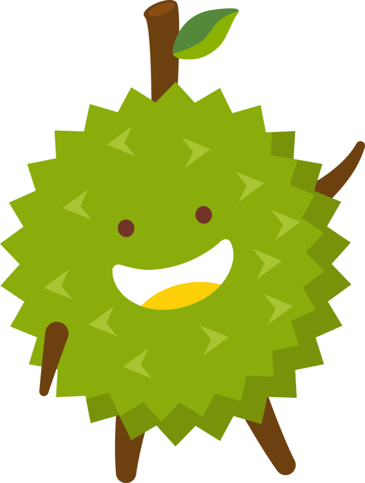 personagem de desenho animado durian png