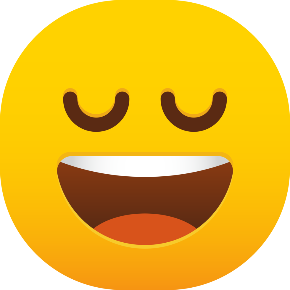 Smiling face emoticon png