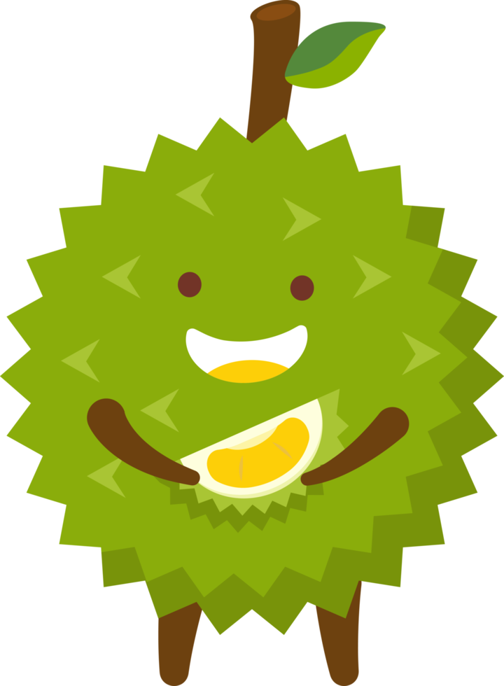 personagem de desenho animado durian png