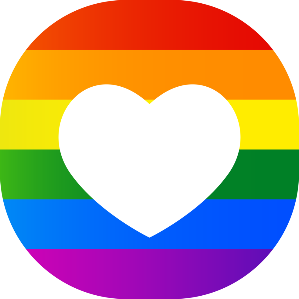 LGBTQ cuore emoticon png