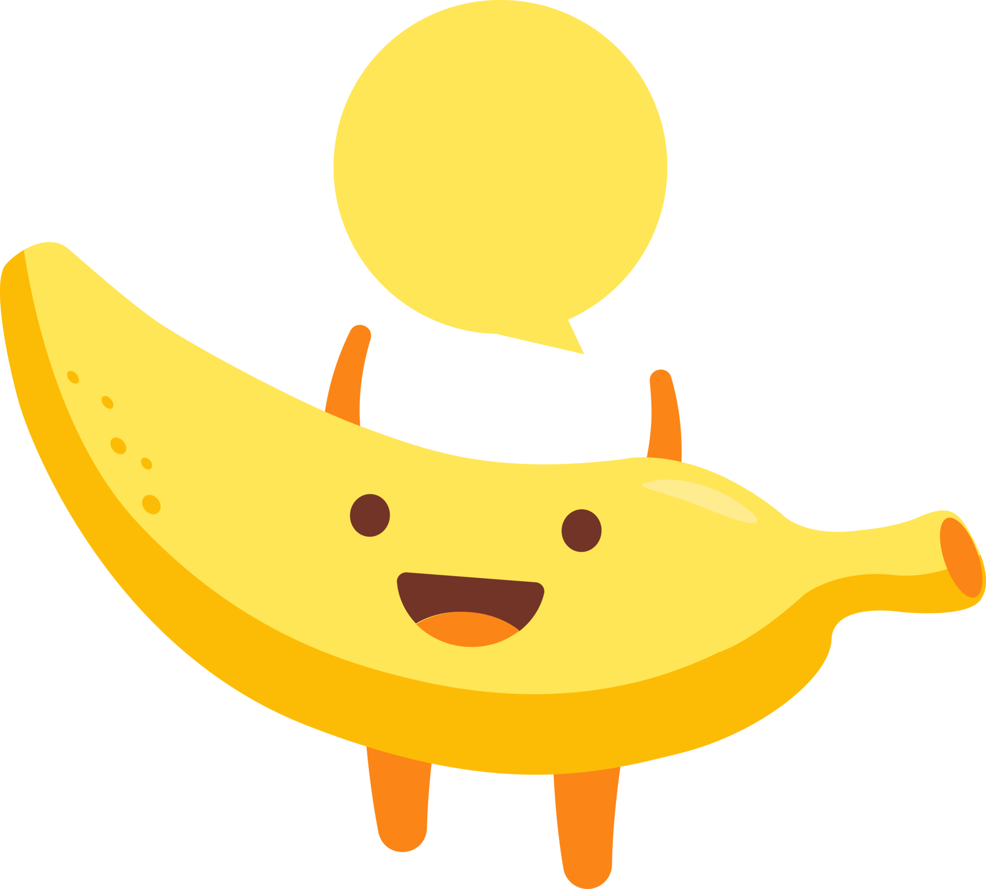 Banana Cartoon Character 19782635 PNG