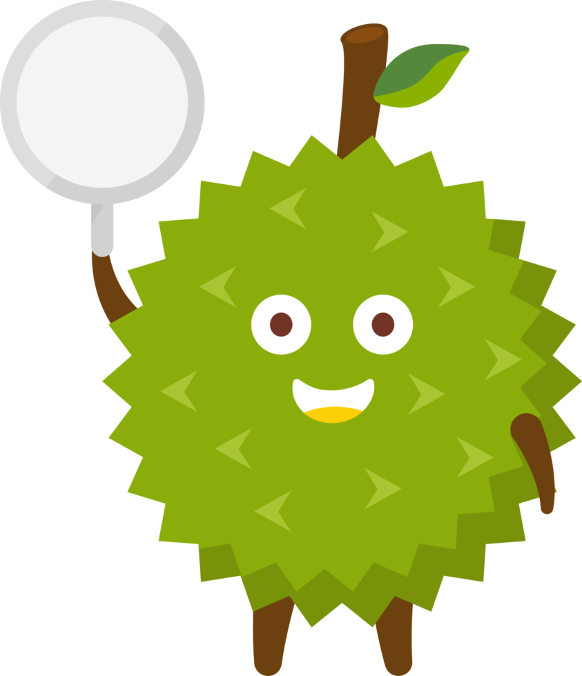 personagem de desenho animado durian png