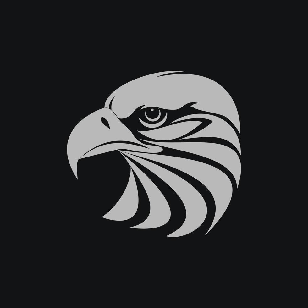 The eagle head graphic design vector illustration