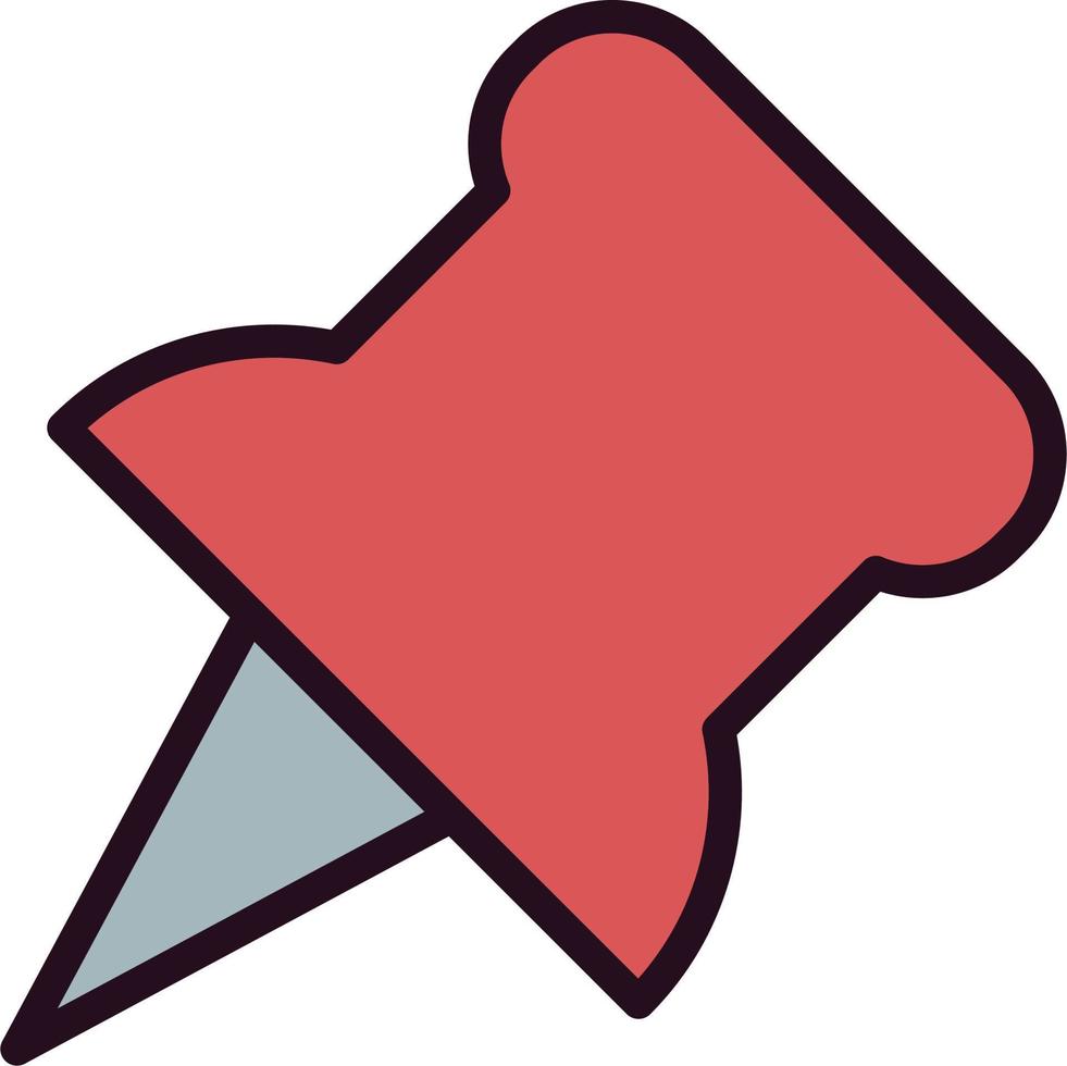 Paper pin Vector Icon