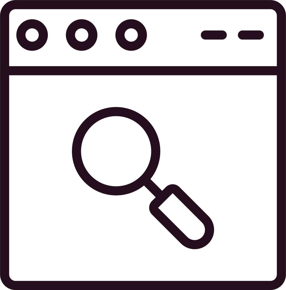 Web Browser Vector Icon