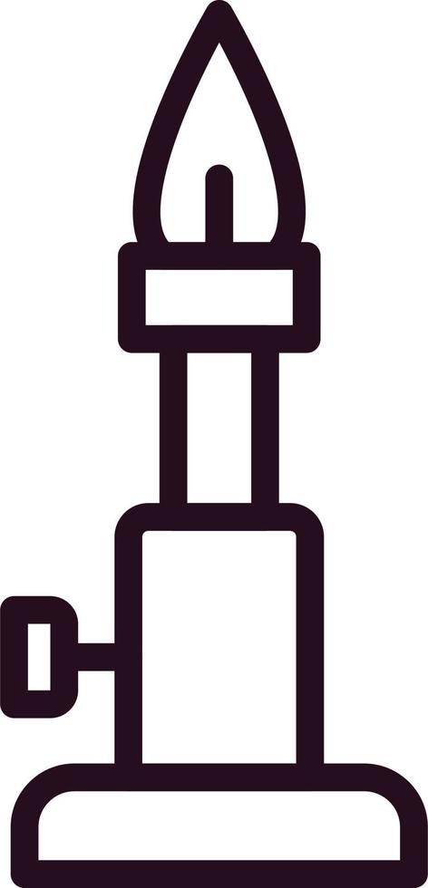 Bunsen Burner Vector Icon