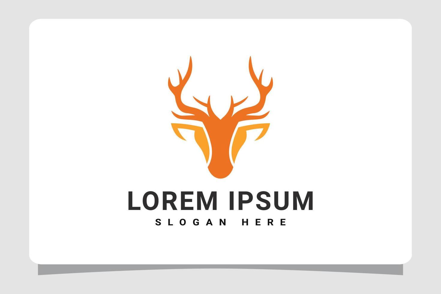 Deer Logo Template Design Inspiration vector