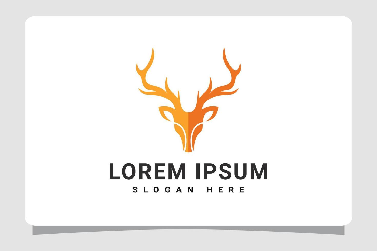 Deer Logo Template Design Inspiration vector