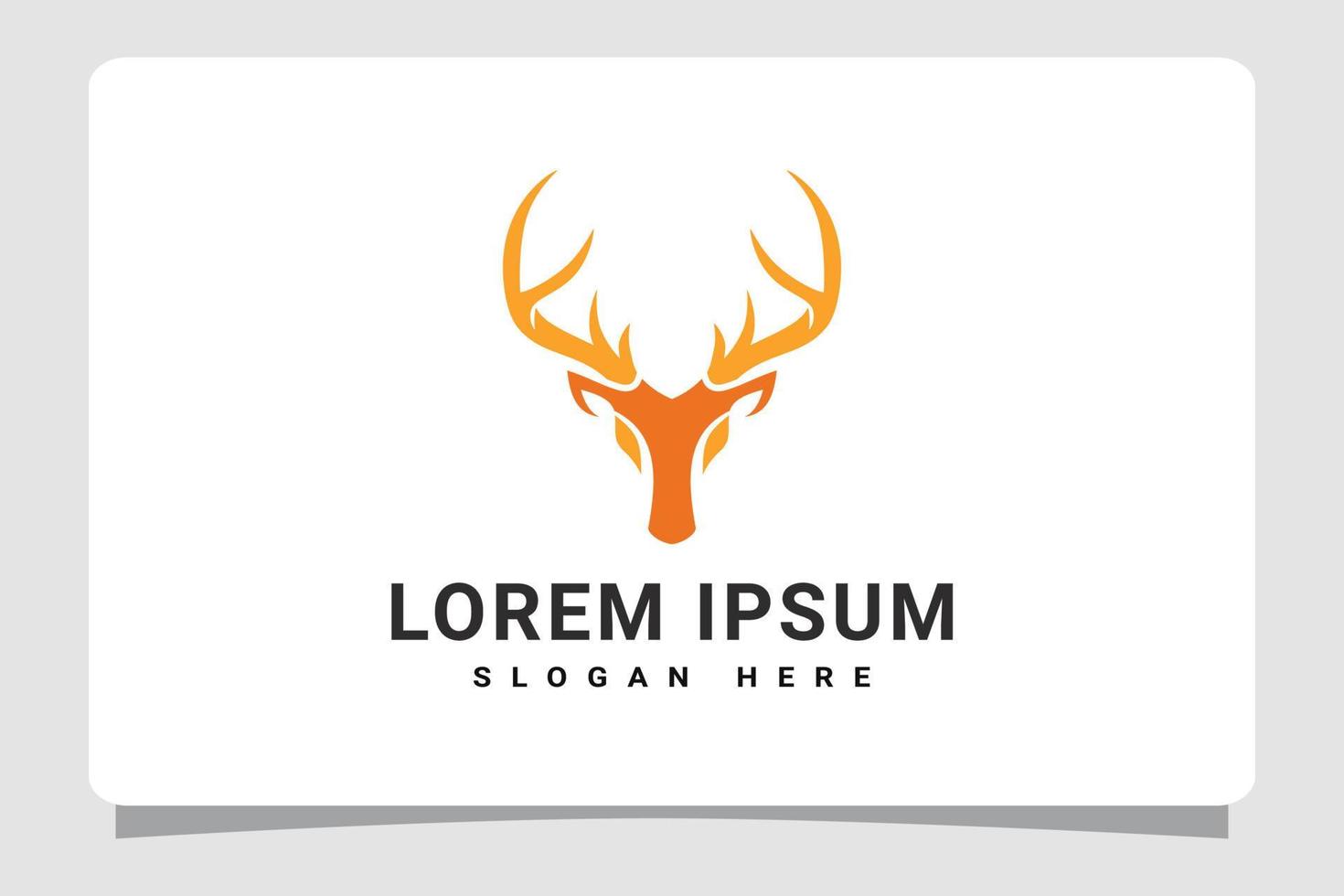 Deer Logo Template Design Inspiration vector