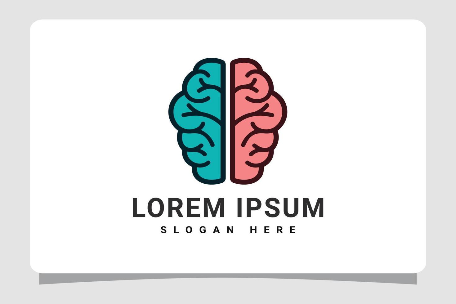 Smart Brain Idea Logo Template Design Inspiration vector