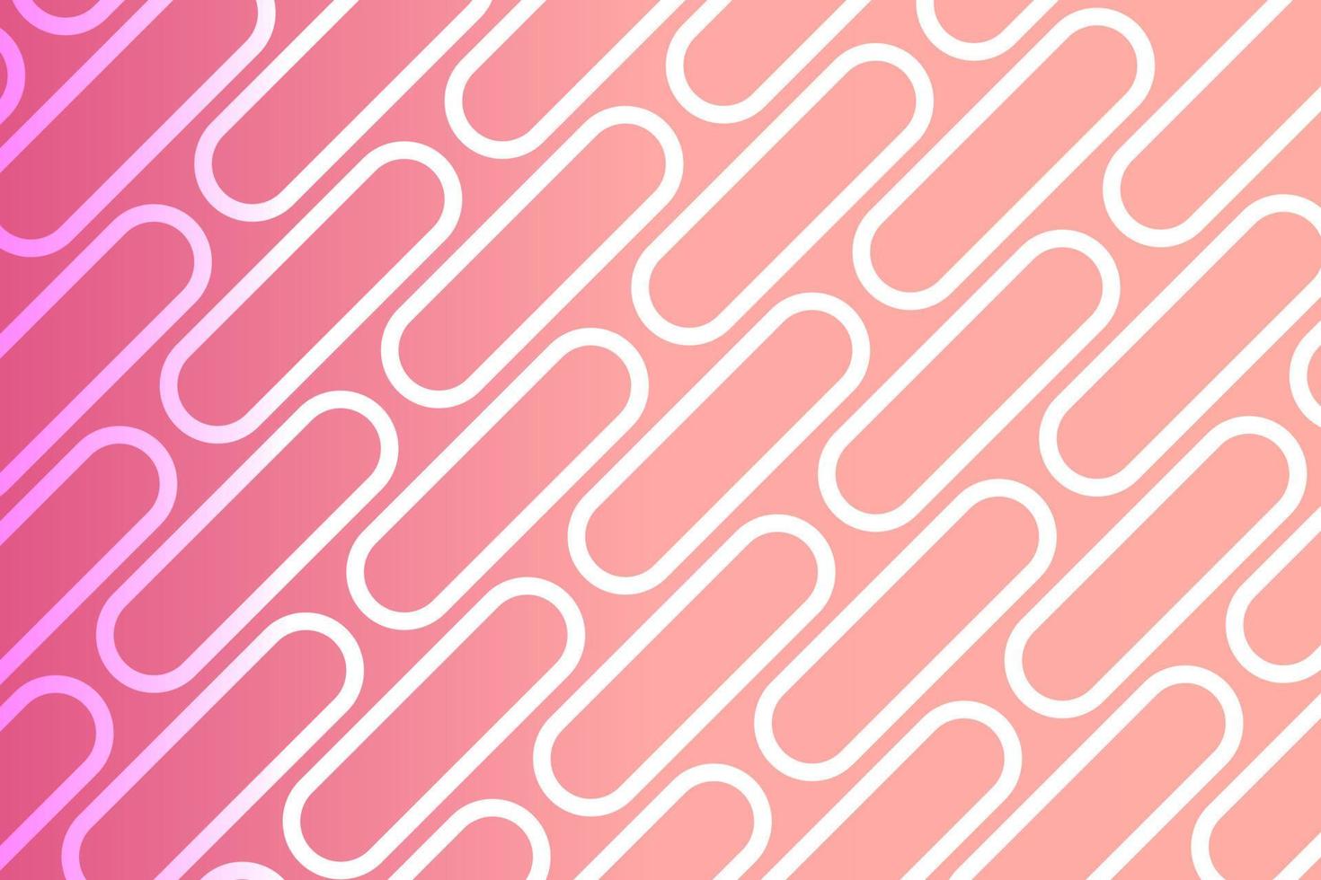 Pattern with geometric elements in pink tones. abstract gradient background vector