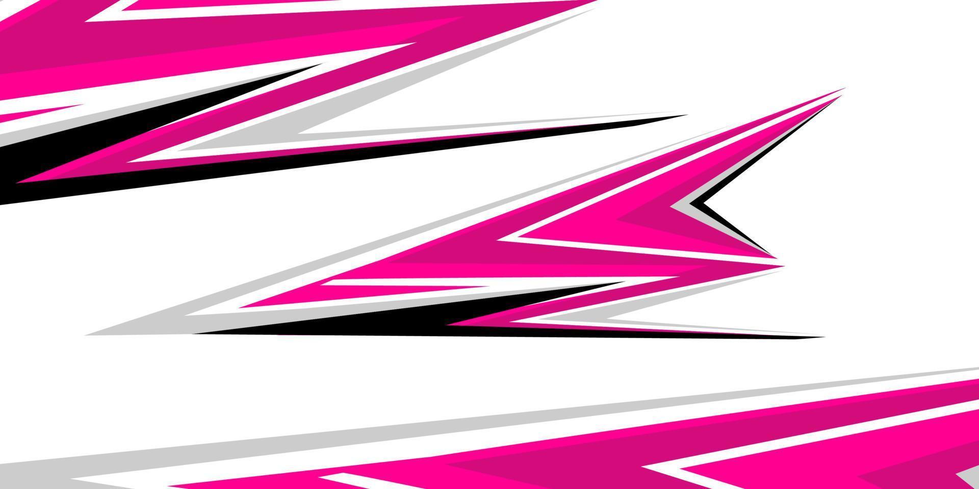 racing stripes magenta colours vector