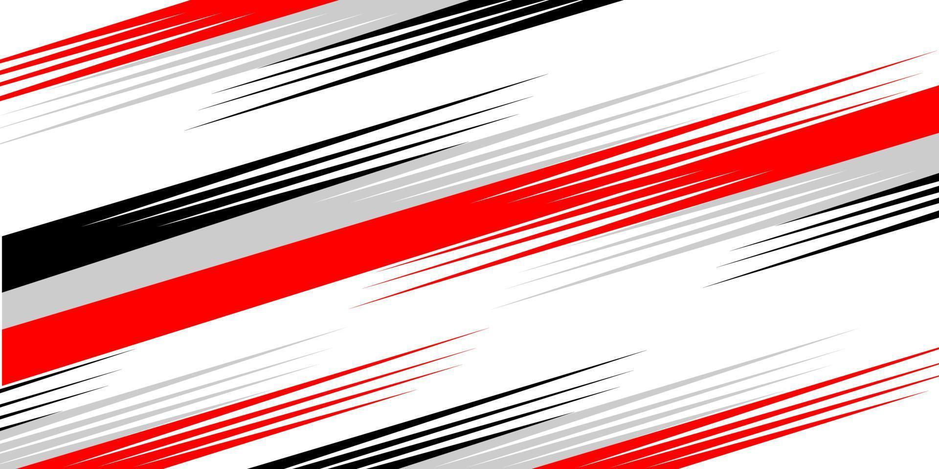 Racing Stripes Flash red vector