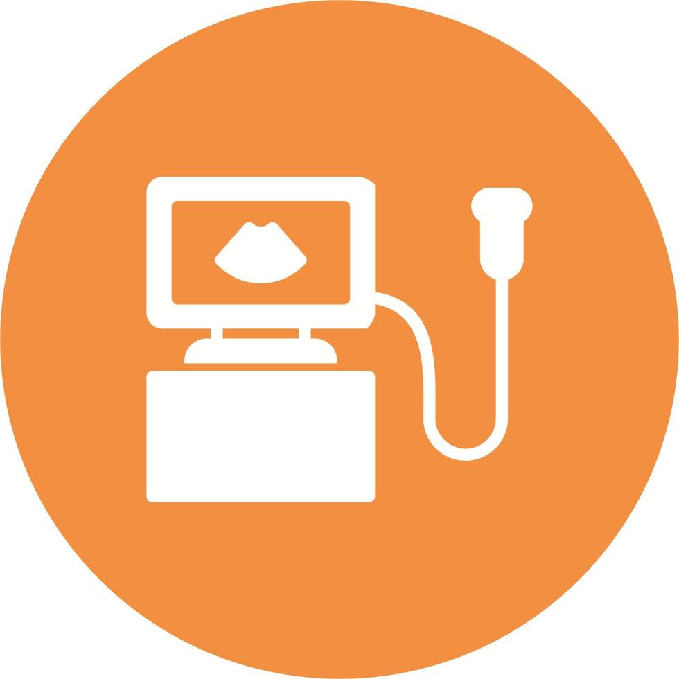 Ultrasound Machine Vector Icon