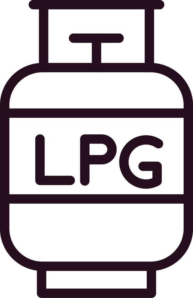 Gas Cylinder Vector Icon