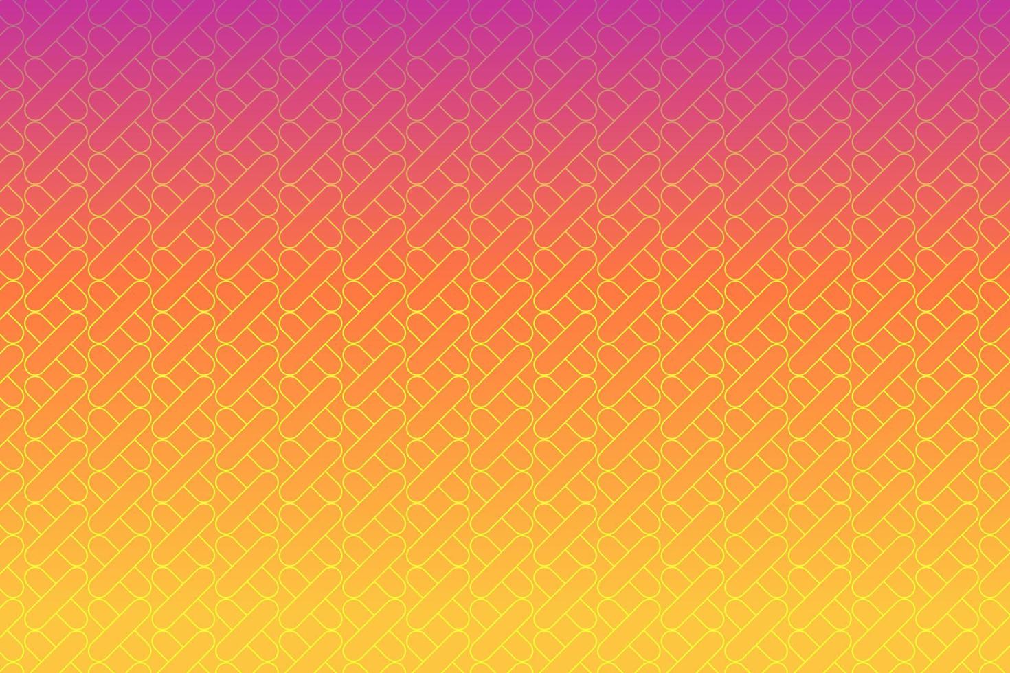 Pattern with geometric elements in orange-pink tones. abstract gradient background vector