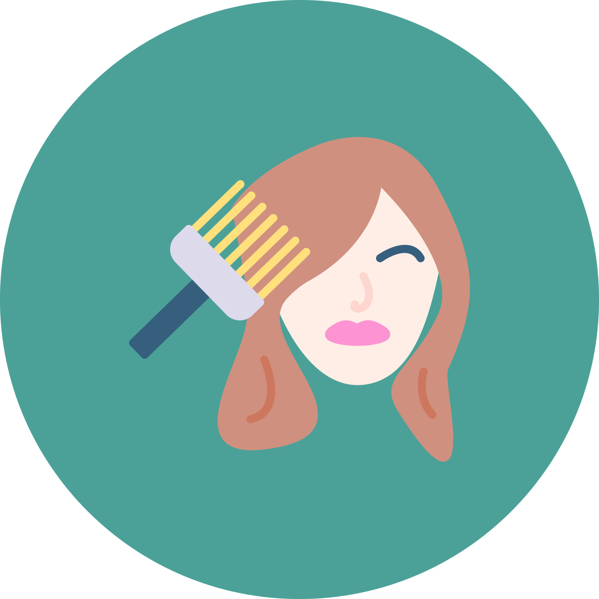 Hair dye Vector Icon 19783870 Vector Art at Vecteezy