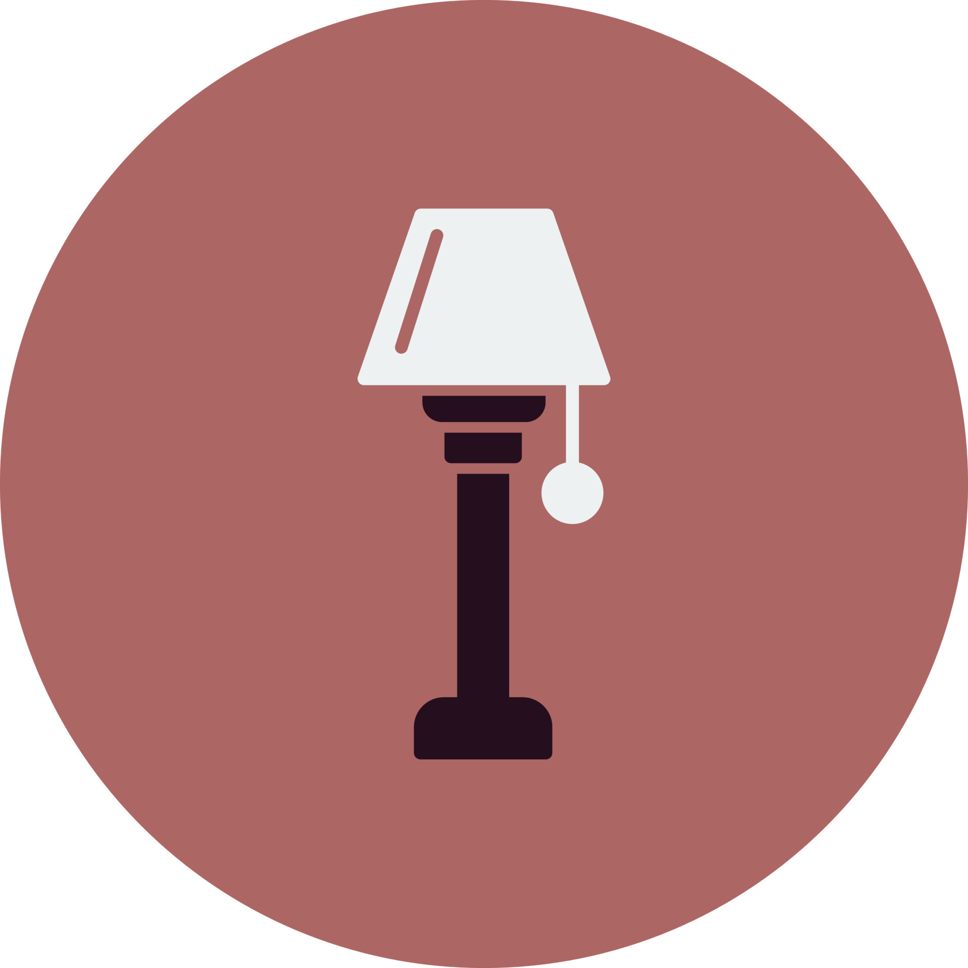 Floor lamp Vector Icon 19783871 Vector Art at Vecteezy