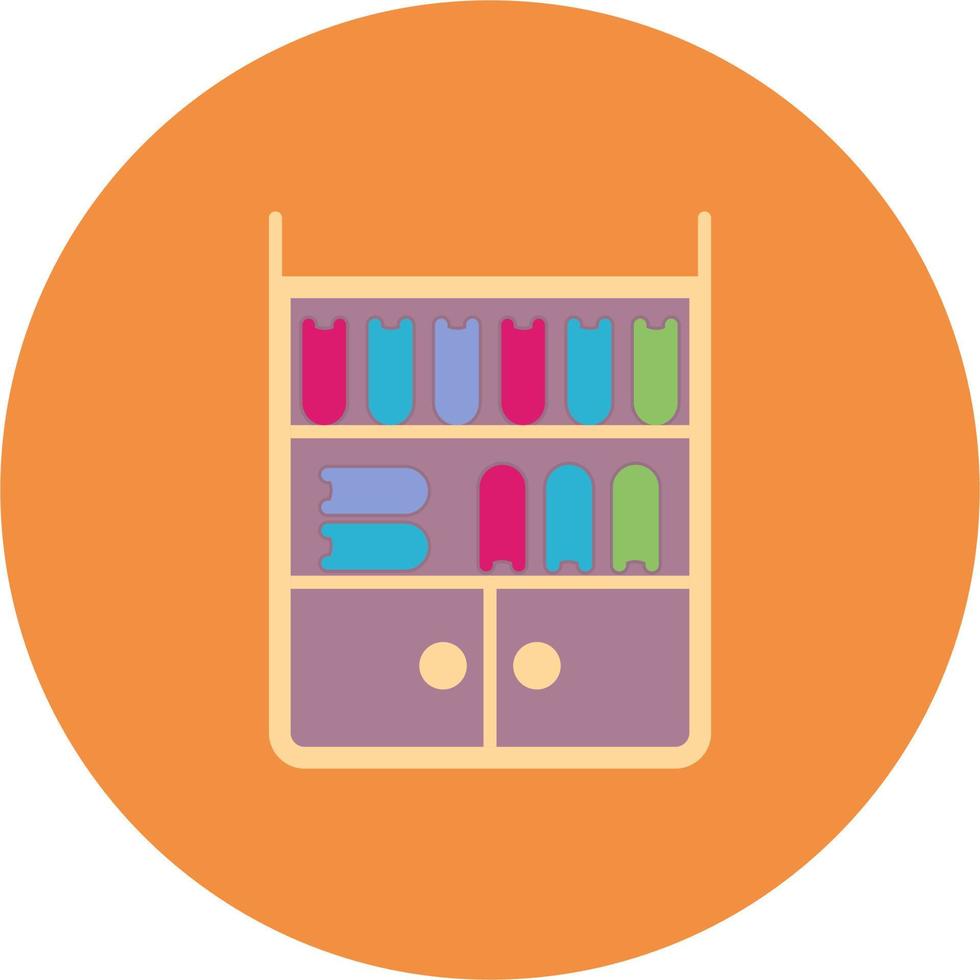 Bookcase Vector Icon