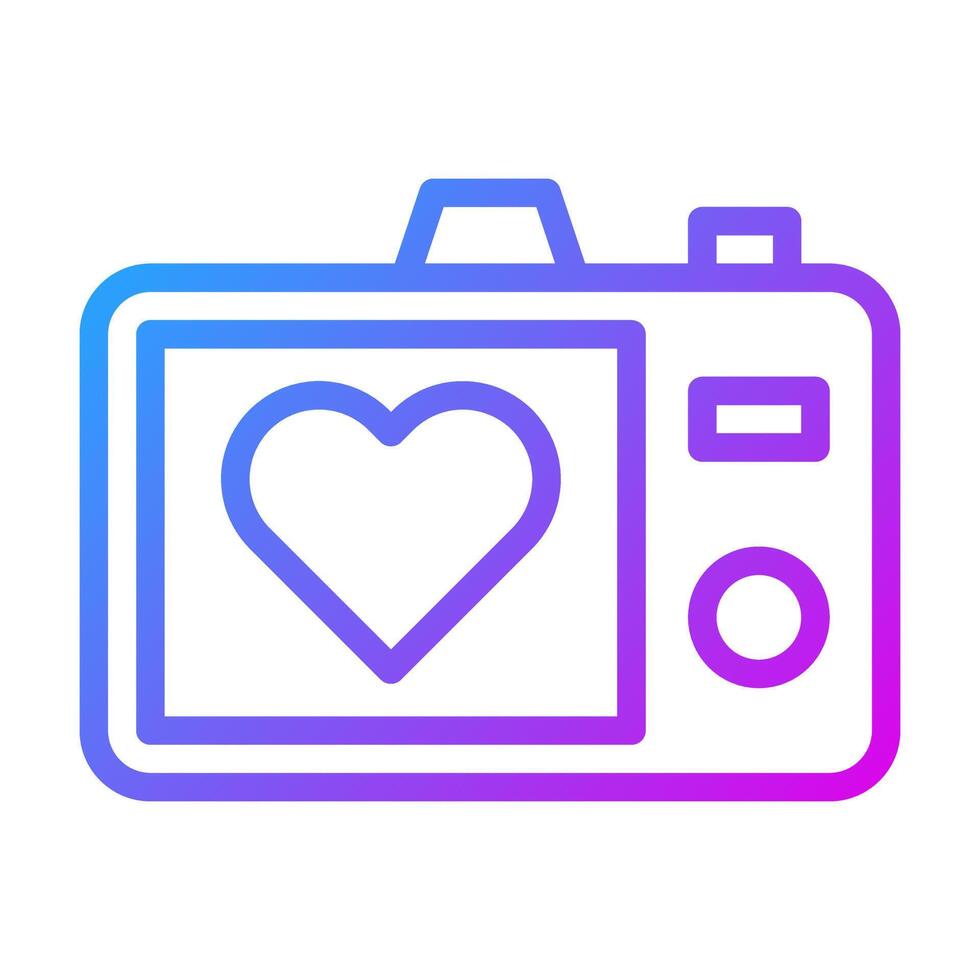 picture icon gradient purple style valentine illustration vector element and symbol perfect.