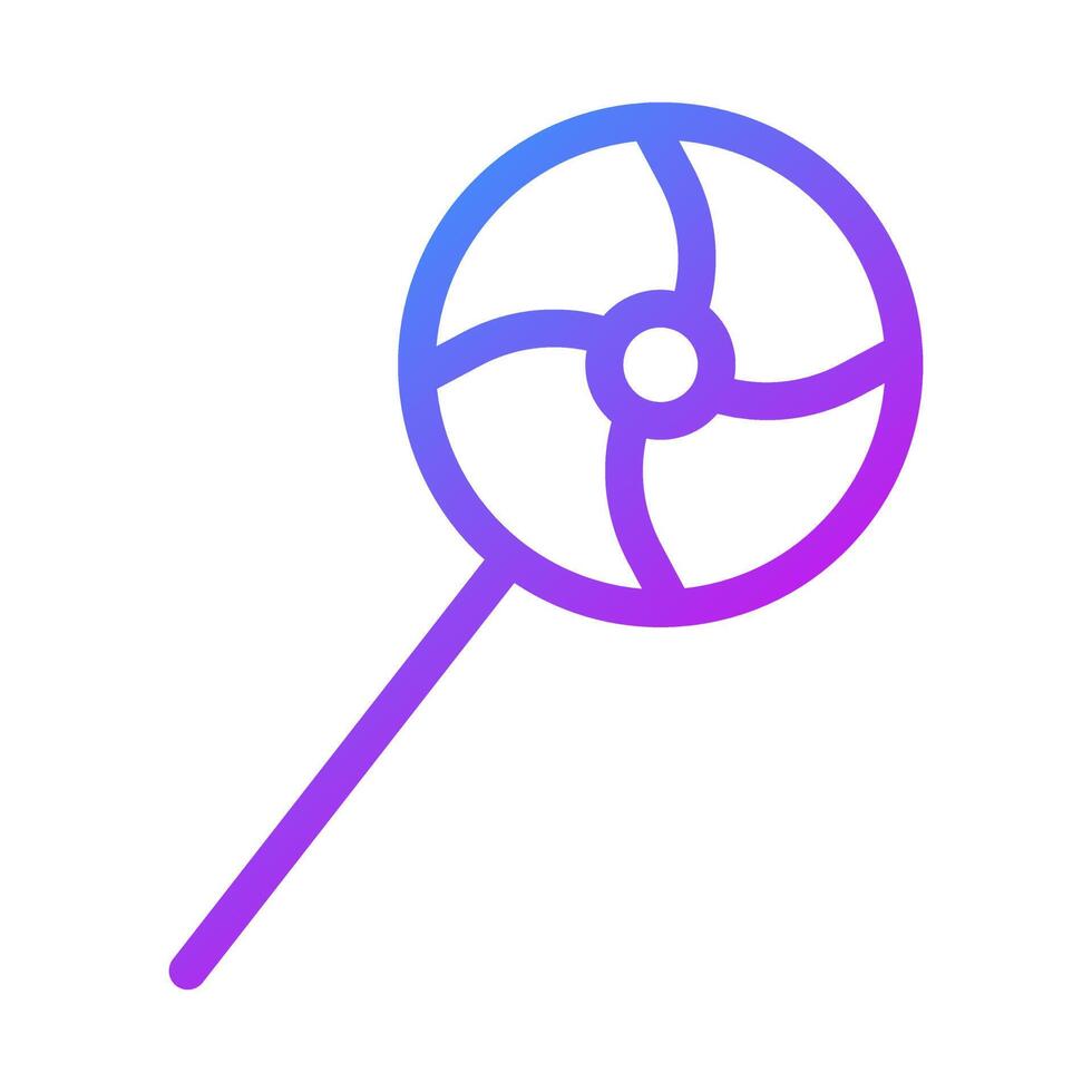 candy icon gradient purple style valentine illustration vector element and symbol perfect.