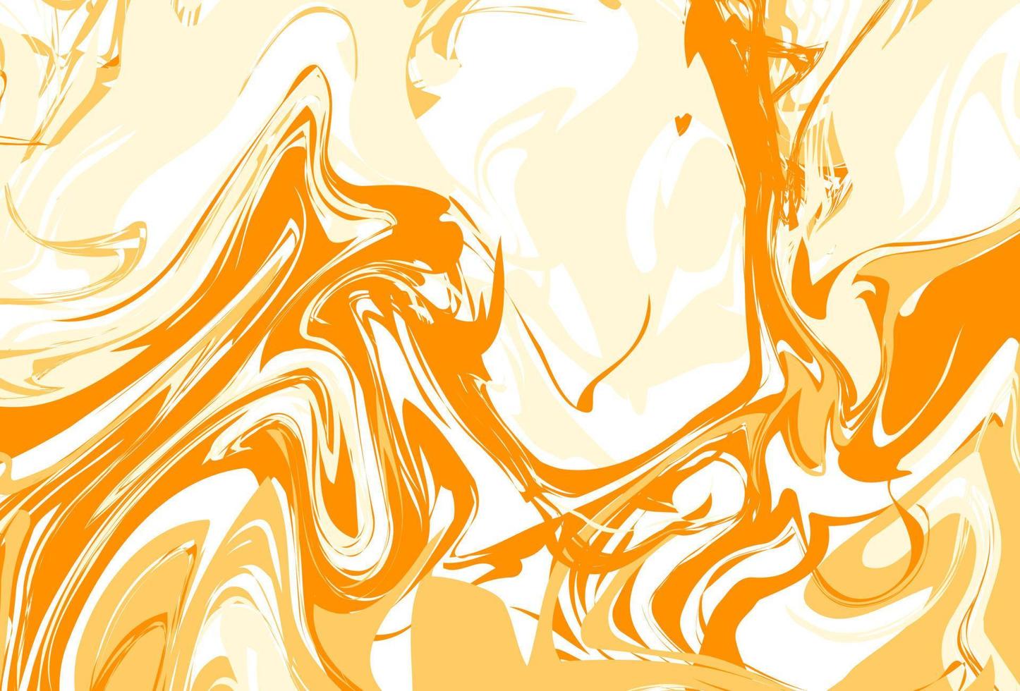 abstract marble patterns, wood texture, watercolor marble patterns. Orange and yellow. Vector background. Trendy textiles, fabrics, wrappers. Aqua ink painting on water