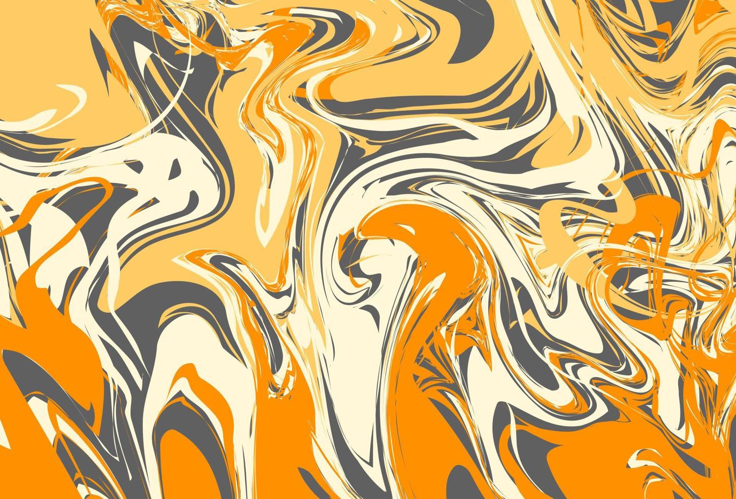 abstract marble patterns, wood texture, watercolor marble patterns. Orange and yellow. Vector background. Trendy textiles, fabrics, wrappers. Aqua ink painting on water