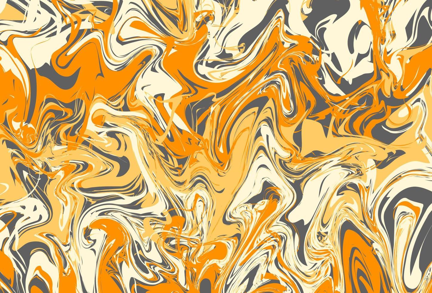 abstract marble patterns, wood texture, watercolor marble patterns. Orange and yellow. Vector background. Trendy textiles, fabrics, wrappers. Aqua ink painting on water