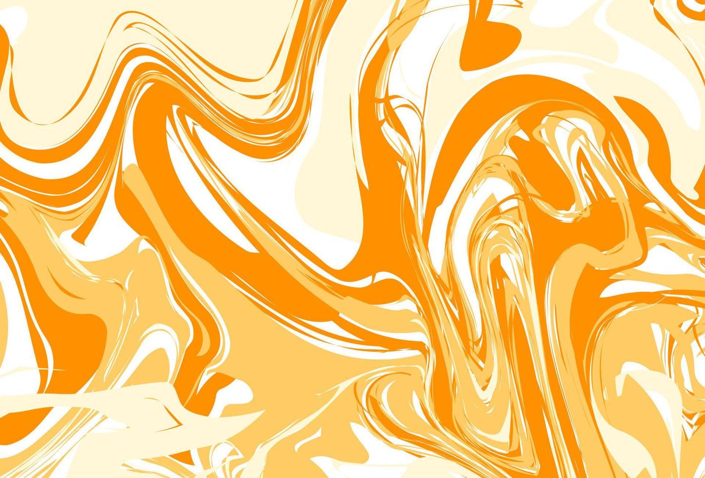 abstract marble patterns, wood texture, watercolor marble patterns. Orange and yellow. Vector background. Trendy textiles, fabrics, wrappers. Aqua ink painting on water