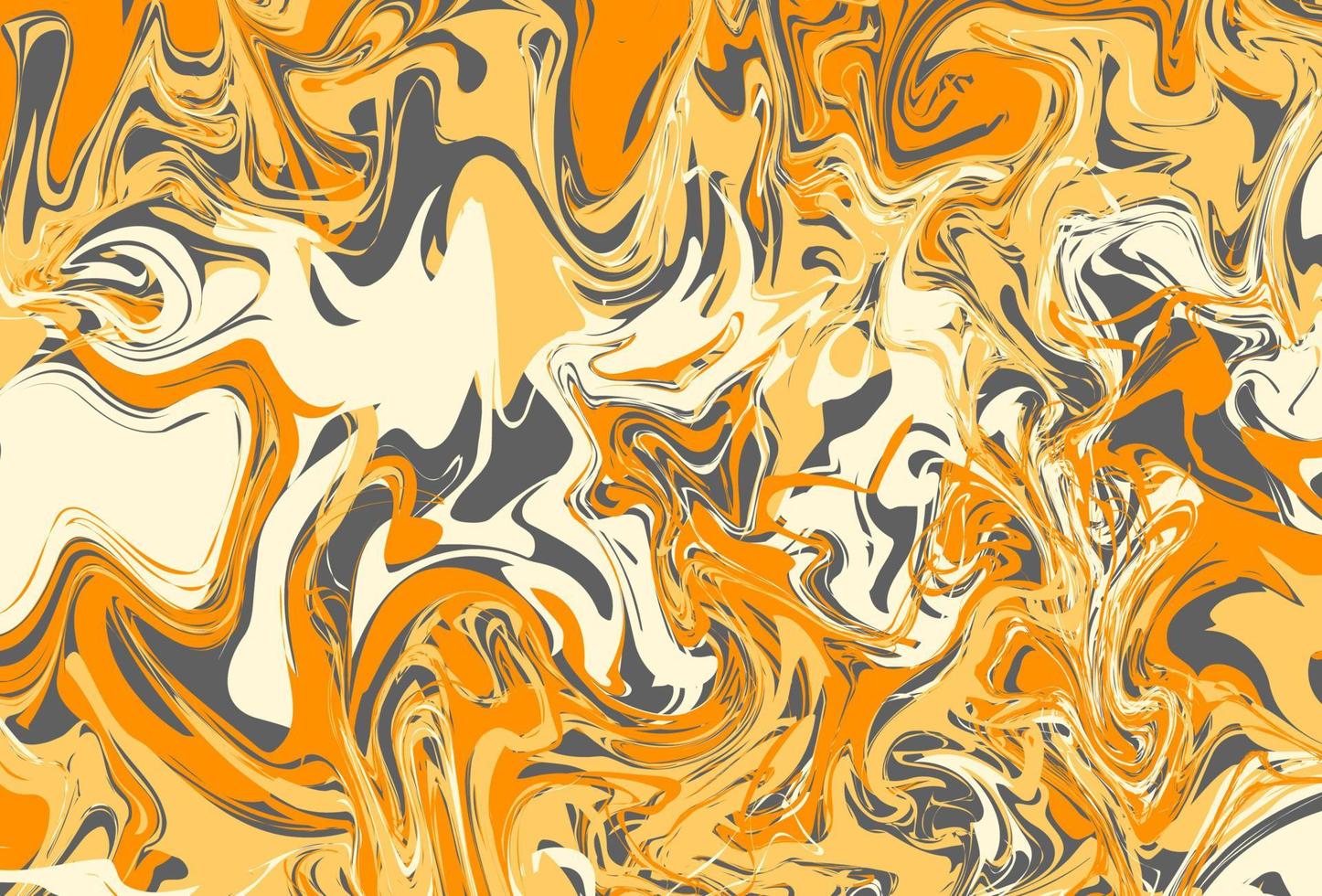 abstract marble patterns, wood texture, watercolor marble patterns. Orange and yellow. Vector background. Trendy textiles, fabrics, wrappers. Aqua ink painting on water