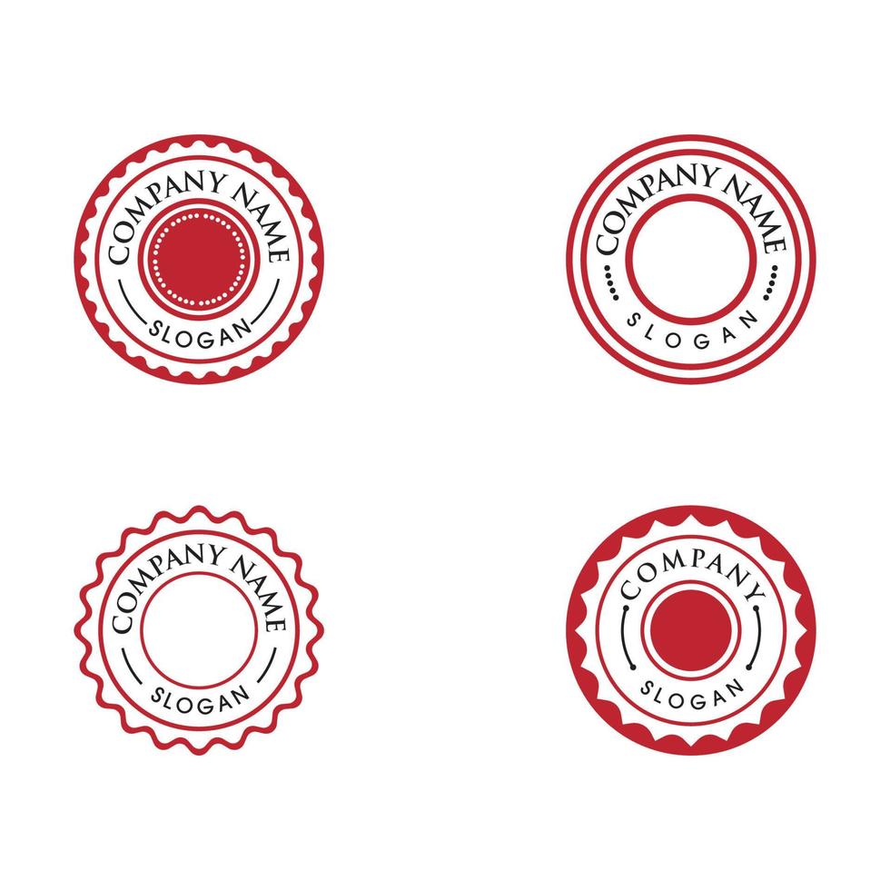 Circle emblem illustration design vector