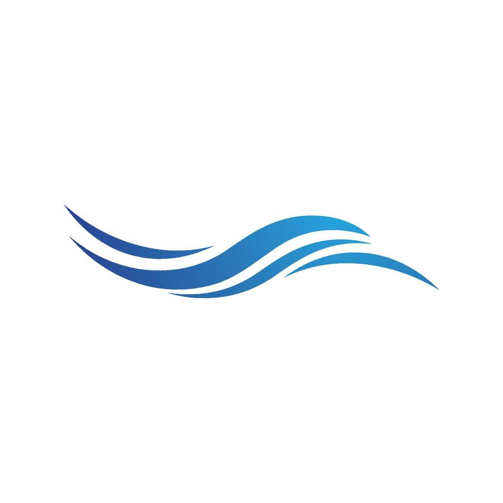 Water wave icon vector