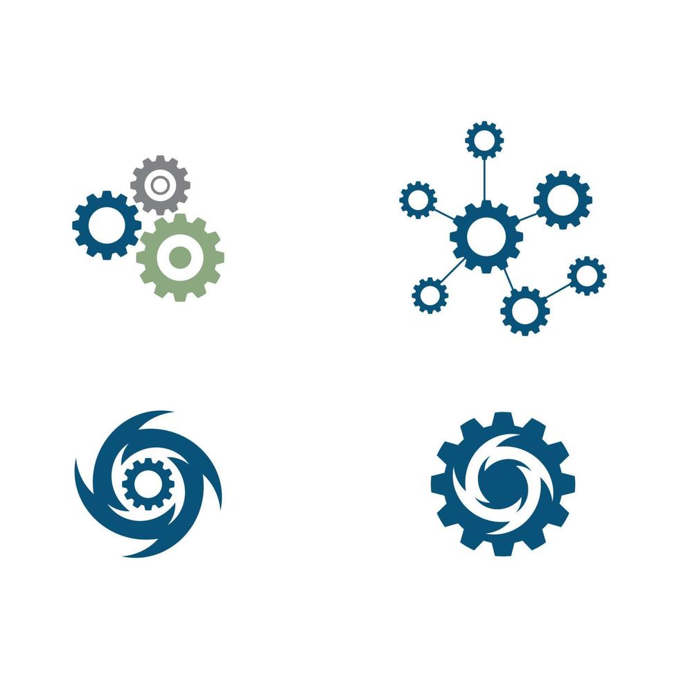 Gear vector icon illustration design