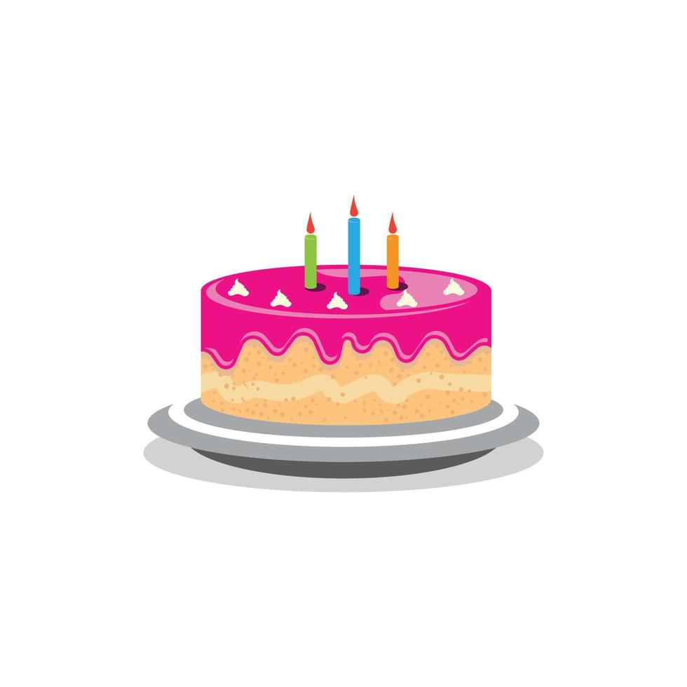 Cake sign icon vector illustration design template