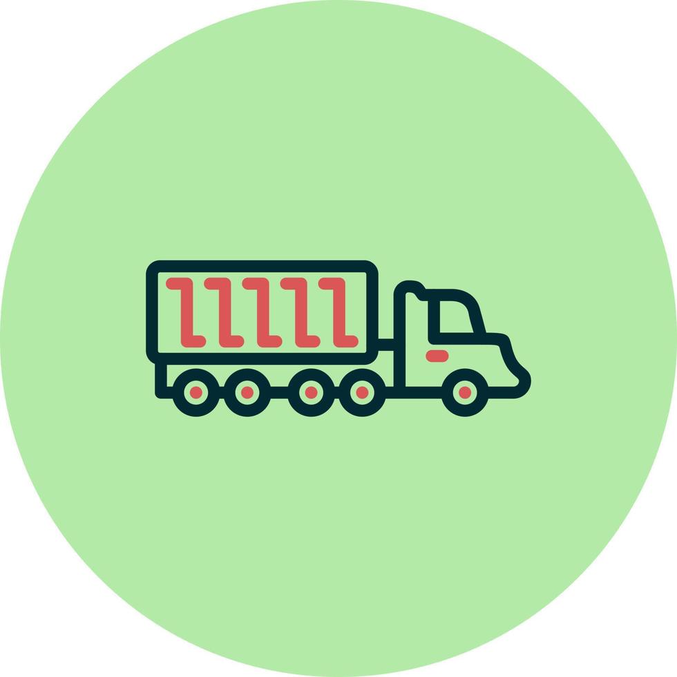 Cargo Truck Vector Icon