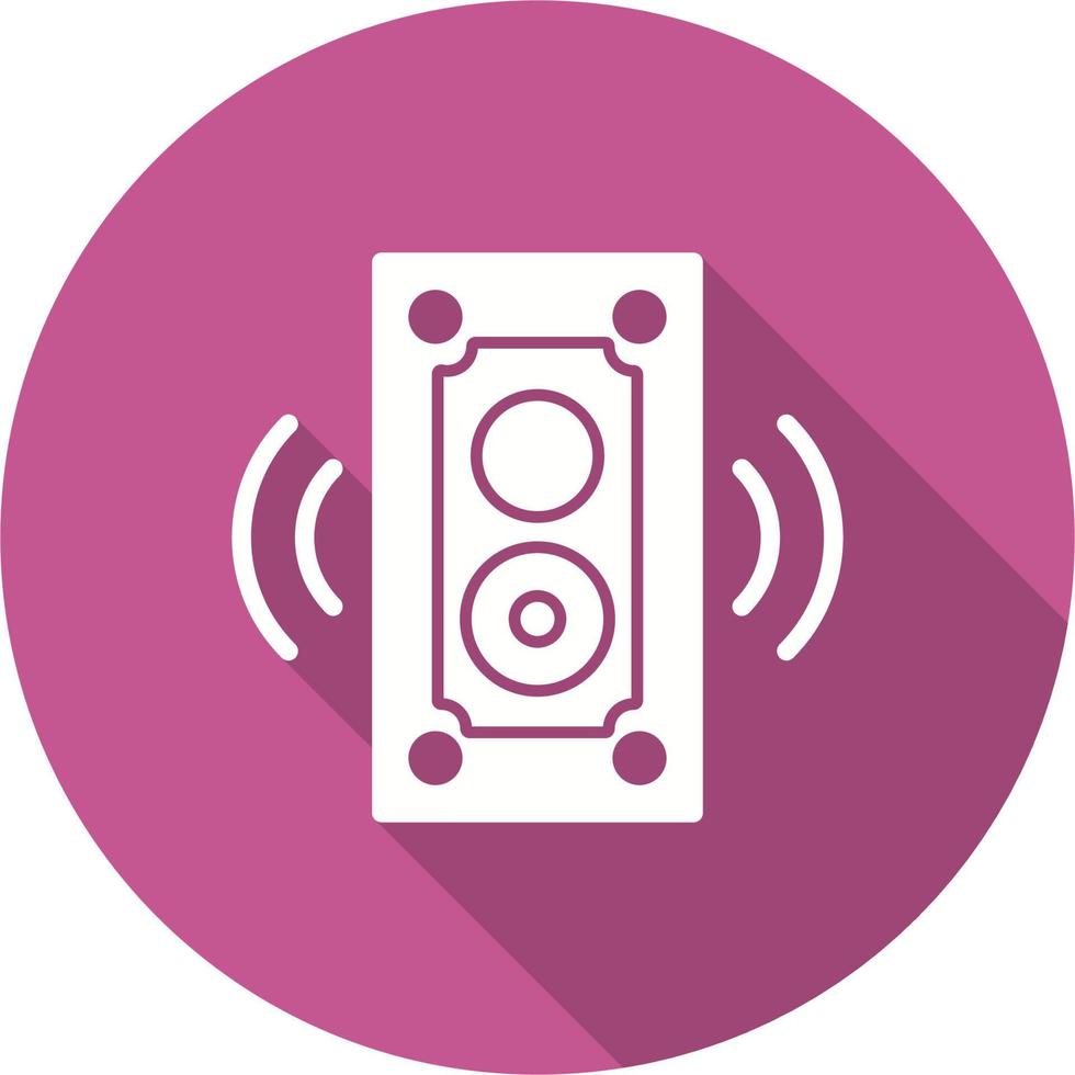 icono de vector de altavoz