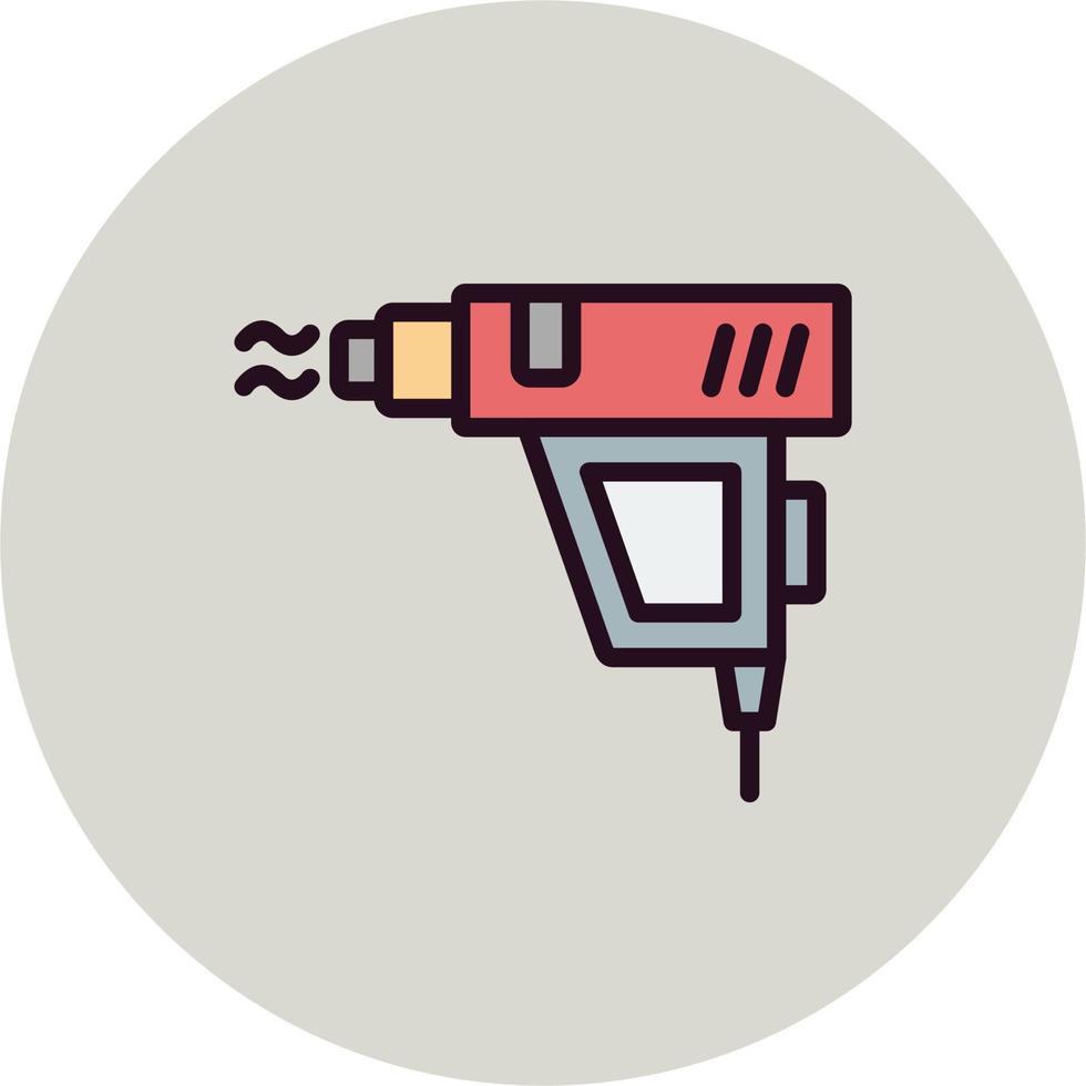 Heat Gun Vector Icon