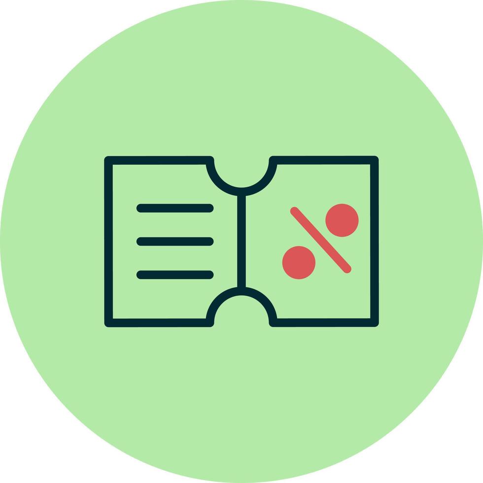 Discount Coupon Vector Icon