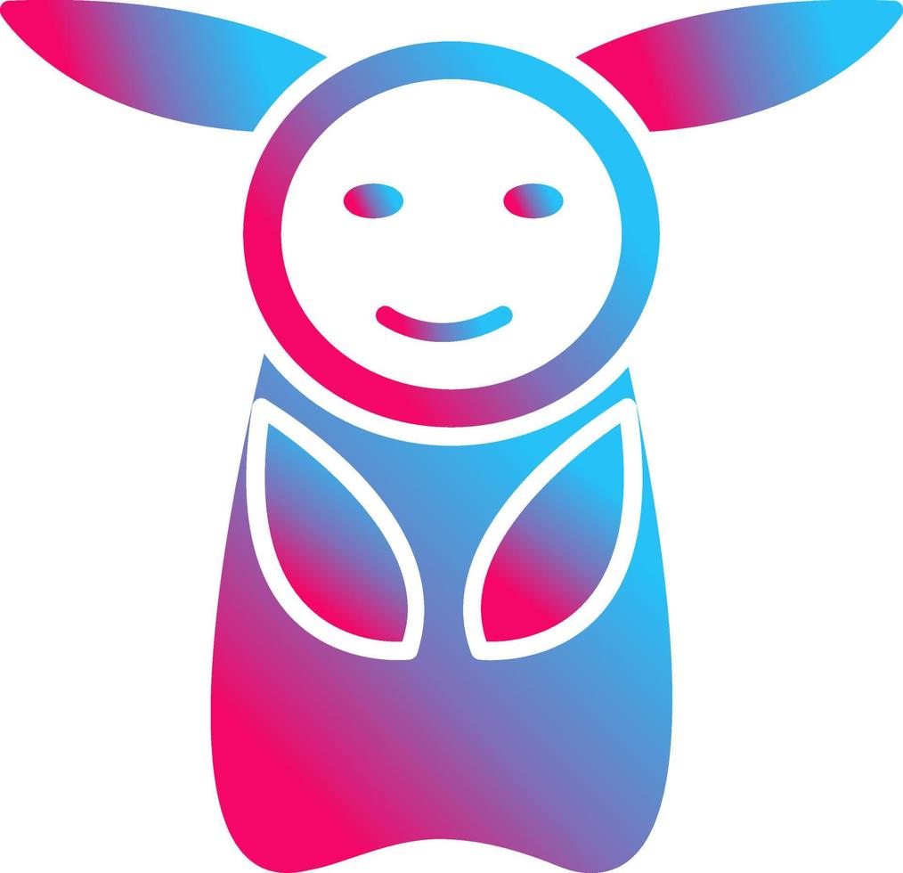 Unique Game Character Vector Icon