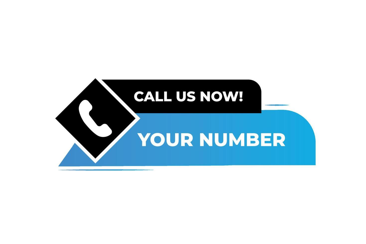 Call us button call sign vector illustration