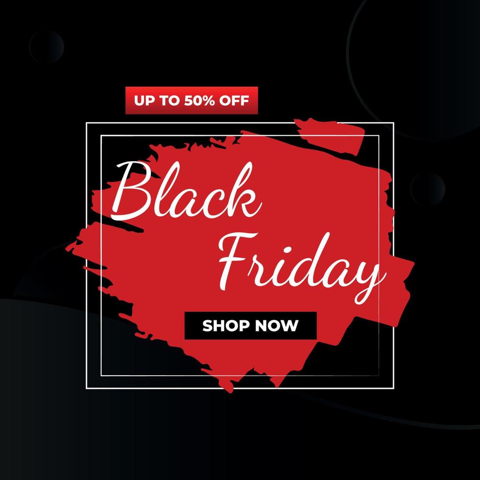 Black Friday sale vector illustration