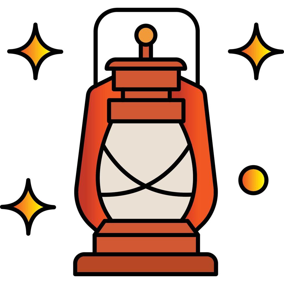 Lantern lamp which can easily edit or modify vector