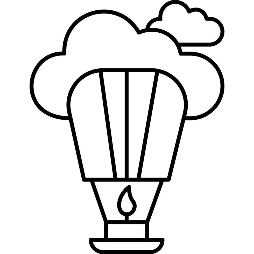 Lantern lamp which can easily edit or modify vector