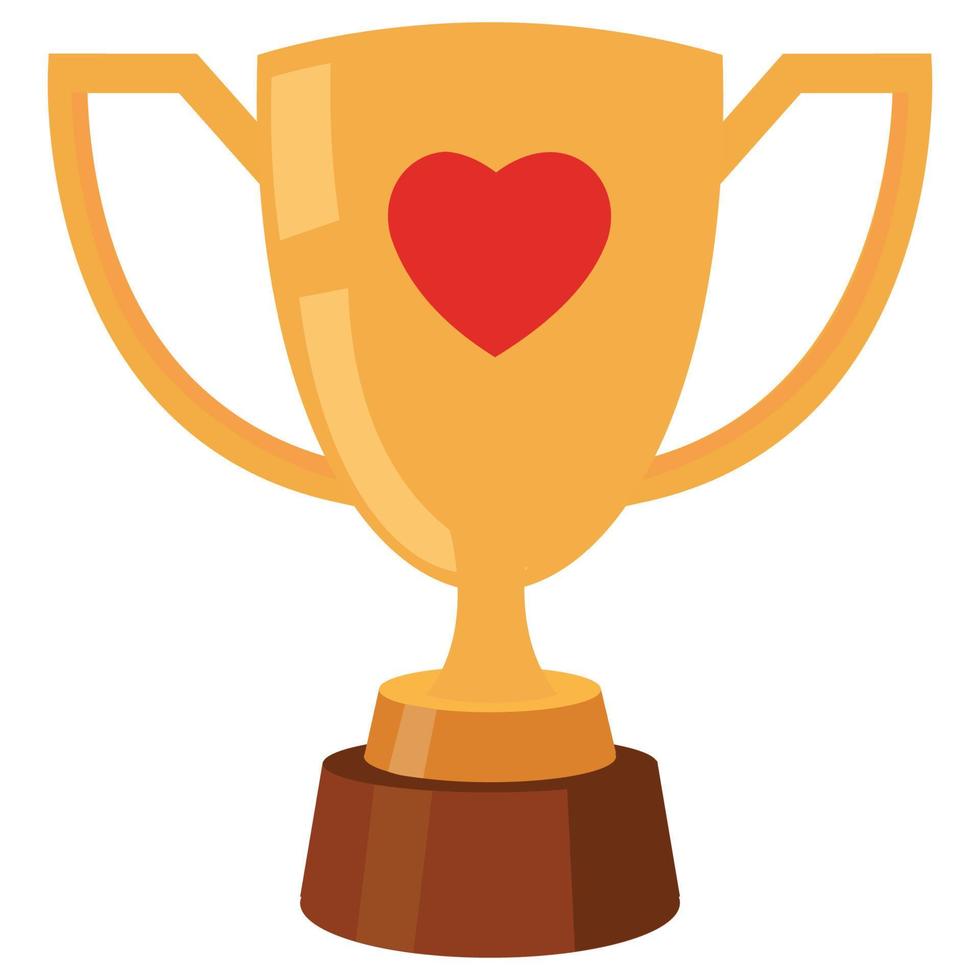 Trophy which can easily edit or modify vector