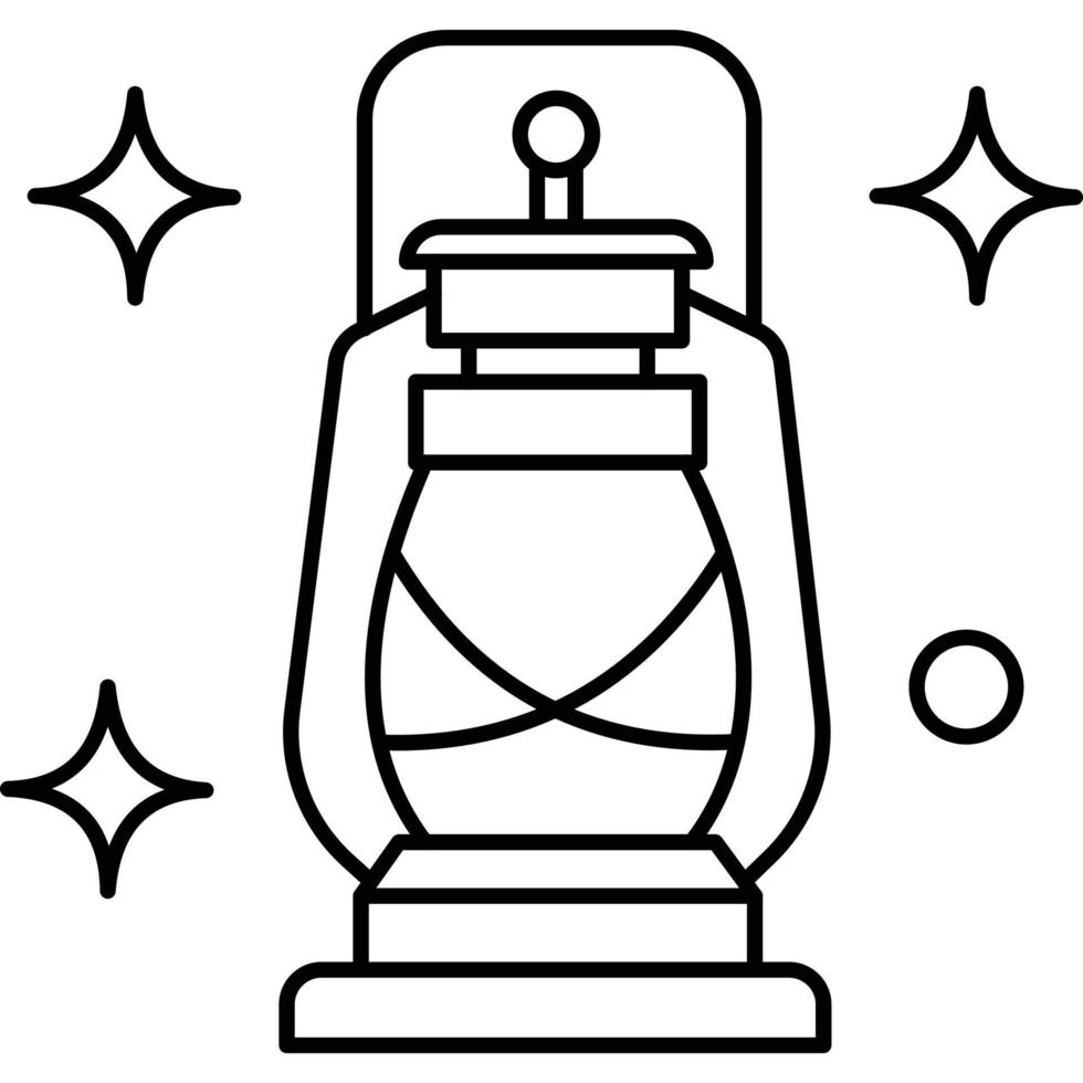 Lantern lamp which can easily edit or modify vector