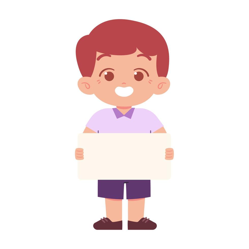 Little Boy character. Elementary School Kids Wearing Uniform Illustration vector