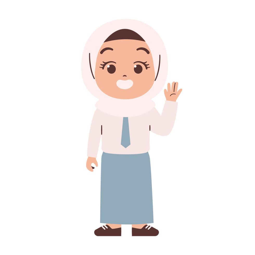 Indonesian high school student vector