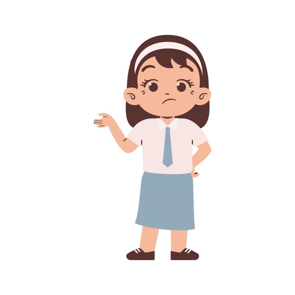 Indonesian high school student vector