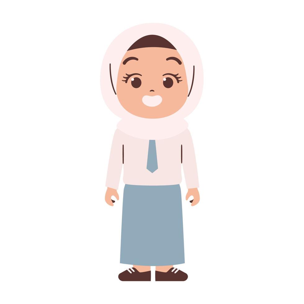 Indonesian high school student vector